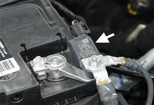 Battery current sensor