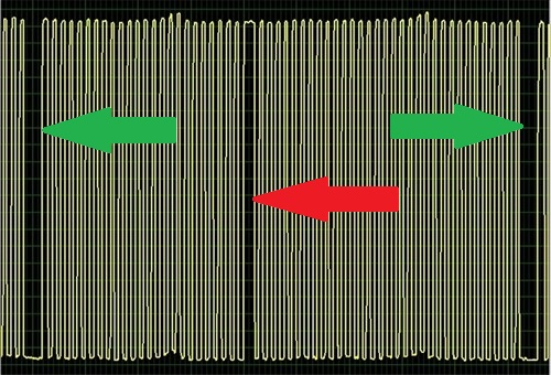 Damaged crank waveform