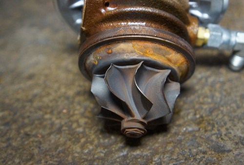 Damaged turbo