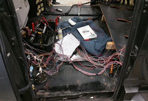 Dismantled wiring