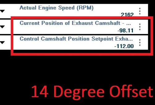 Hyundai camshaft position