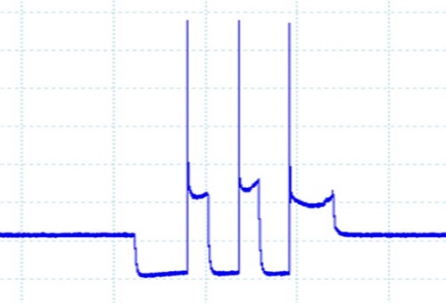 Two wire coil waveform