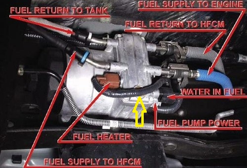 Water in fuel sensor