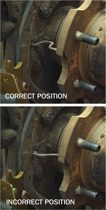 Brakeshoe position Image